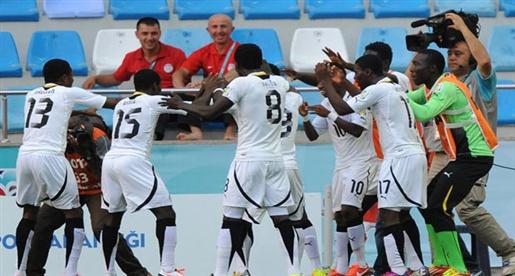 غانا تقلب الطاولة على تشيلي وتتأهل للمربع الذهبي لمونديال تركيا